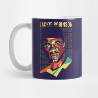 Jackie Robinson on WPAP art 2 Mug